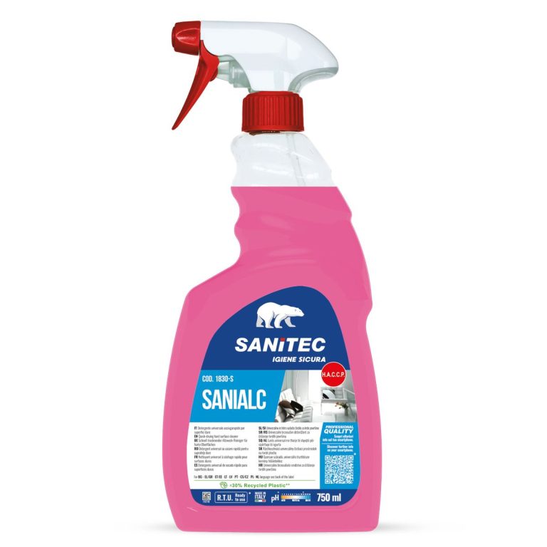 Detergente spray igienizzante Sanitec Rosa